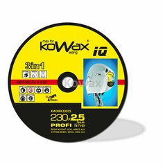 Řezný kotouč IQ 3v1, 150 x 1,0 x 22,2 (ocel, nerez, hliník)  Kowax  KWXRK15010