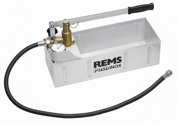 REMS Push INOX Zkušební tlaková pumpa s manometrem, 115001 R