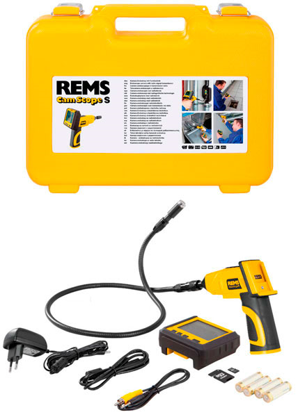 REMS CamScope S Set 4,5-1 Mobilní příruční kamera-endoskop s bezdrátovou technikou, 175132 R220