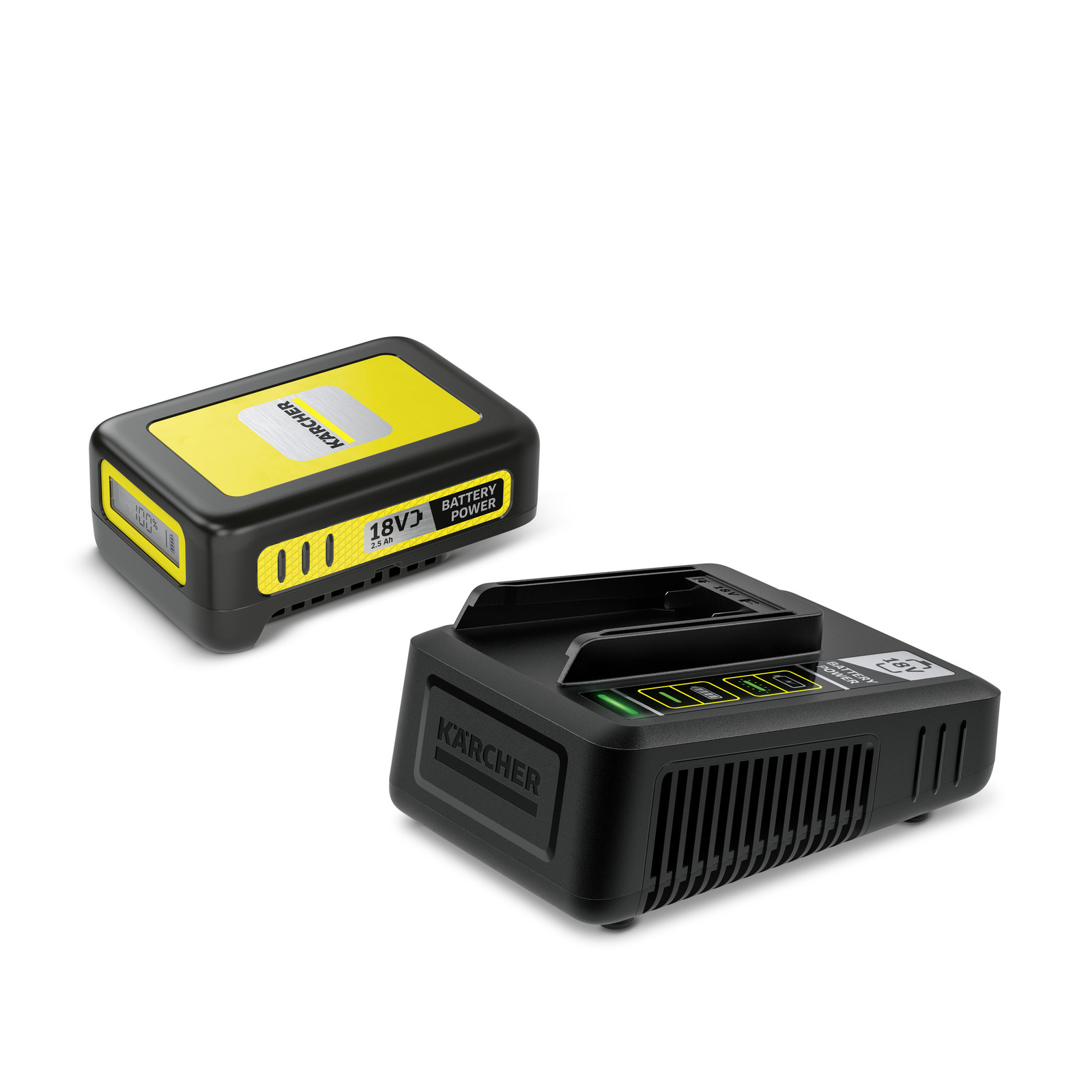 Starter Kit Baterie POWER 18 V / 2,5 Ah + nabíječka, KÄRCHER 2.445-062.0