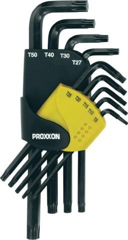 Sada klíčů TTX "L" držák - 9 dílů, PROXXON 23944