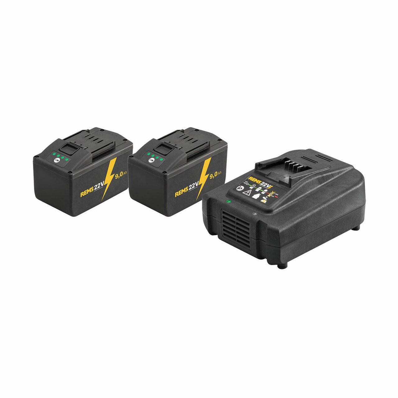 REMS Power-Pack 22V, 9,0 Ah / 230V, 290 W Akumulátory a nabíječka, 571594 R220