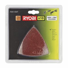 Ryobi RAK 10 MT sada brusných papírů (10 ks) k RMT 1801 M, RMT 1201 M