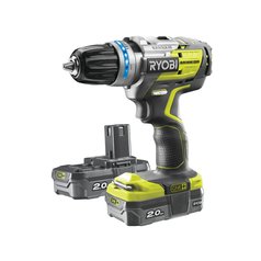 Ryobi R18PDBL-220S aku 18 V bezkomutátorová příklepová vrtačka + 2x 2Ah baterie + nabíječka ONE+ Ryobi R18PDBL-220S aku 18 V bezkomutátorová příklepová vrtačka + 2x 2Ah baterie + nabíječka ONE+