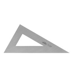 Trojúhelník kovový KINEX 250mm, 30°, 60°, 90°, ČSN 25 5162, ČSN 25 5163 4085