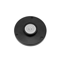Kruhová libela KINEX s upevňovacími otvory pr.35mm - černá, hliník 5022-04-035