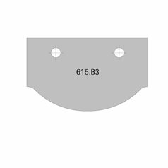 Profilový HW nůž B3 pro frézu C615 M C615B3_M
