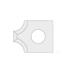 IGM N031 Žiletka tvrdokovová radiusová - 2xR2 15x18x2 UNI N031-20142