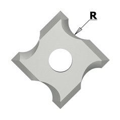 IGM N034 Žiletka tvrdokovová radiusová - R1,5 mm MDF+ N034-01525