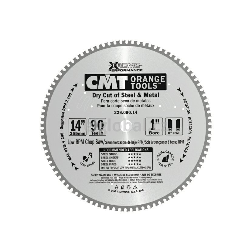 CMT Industrial Pilový kotouč na železo - D165x1,5 d20 Z36 HW C22603606HVYP