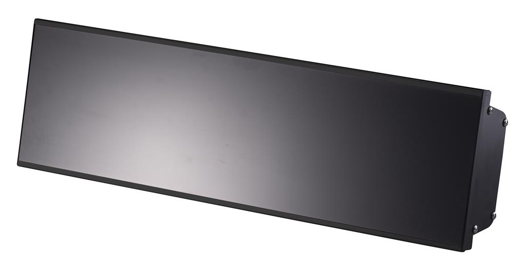 Infrazářič BURDA Relax Glass 1500W - černý, BRELG1500-1