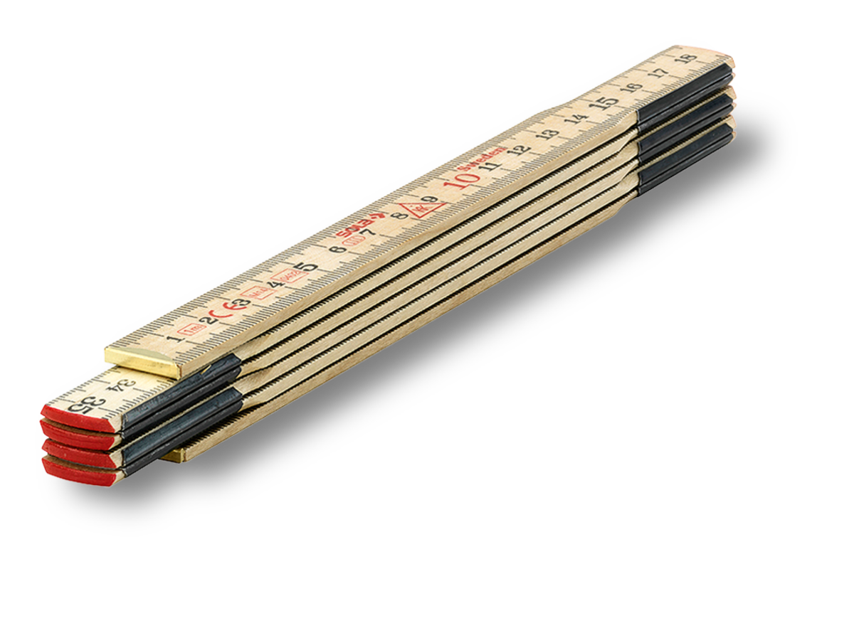 Metr skládací dřevěný H 1/6 1m, 53011101 SOLA