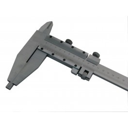 Posuvné měřítko KINEX 500 mm, 0,02 mm, 100 mm, jemné stavění, šroubovací nonius ČSN 25 1231, DIN 862